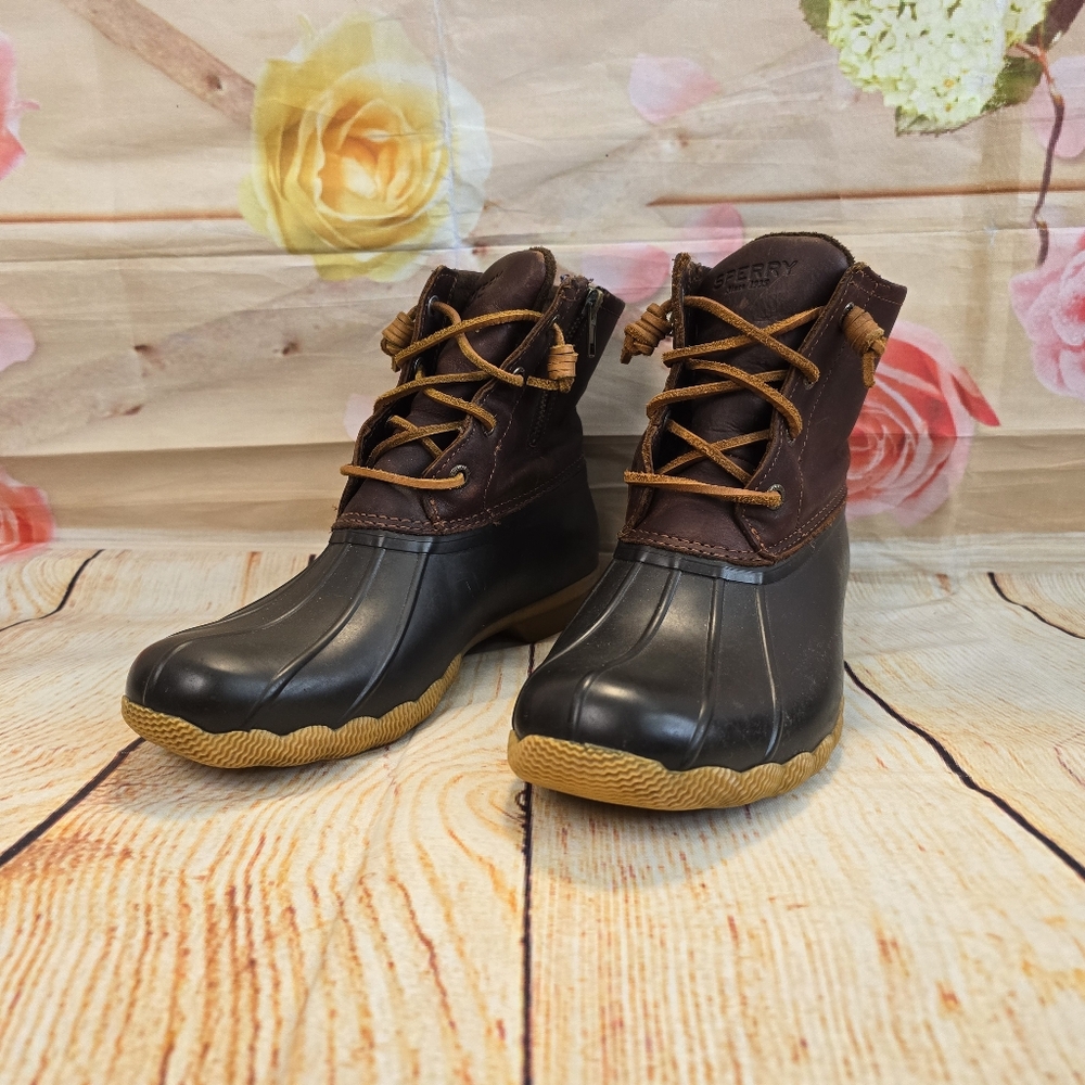 Sperry Brown & Black Duck Boots